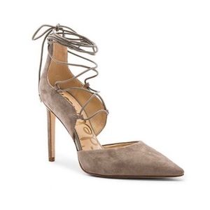 Sam Edelman ‘Helaine’ Suede Lace Up Heels
